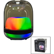 İsmiyle Al Mika Kristal Kürebluetooth Wireless Hoparlör- Speaker Işıklı - USB Şarjlı - Powerbank (5047)