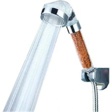 İsmiyle Al Boncuklu Şeffaf Duş Başlık (5047)