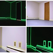 İsmiyle Al Karanlıkta Işık Veren Yansıyan 4 Metre Fosforlu Yeşil Şerit Bant (5047)