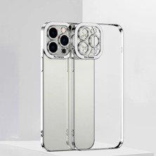 İsmiyle Al Ally Fashion Series iPhone 12 Pro Kılıf Renkli Kenar Lazer Çerçeveli Silikon KILIF-(5775)