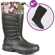 Sominix Sonimix Kamuflaj Konçlu Avcı Çizmesi 45 No