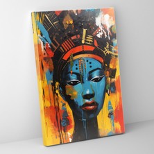 Popcas  Afro Koleksiyonu Afrika Kültürü Kanvas Tablo