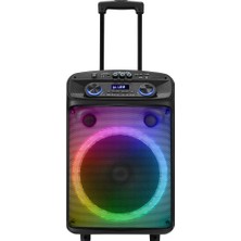 İsmiyle Al Mıkado MD-BT505 60W Taşınabilir Usb/bt/tf/tws Rgb Aydınlatma Dahili Batarya Toplantı Parti Açı