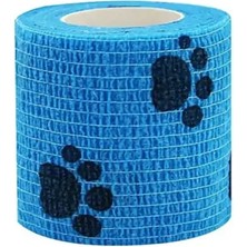 İsmiyle Al Pati Desenli Kendinden Yapışkanlı Bandajı