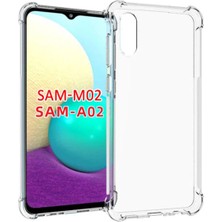 İsmiyle Al Sm Galaxy A02 - M02 Anti-Drop Shockproof Darbe Emici Silikon KILIF-(5775)