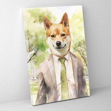 Popcas  Hayvan Gibi Giyinen Figürler Kanvas Tablo