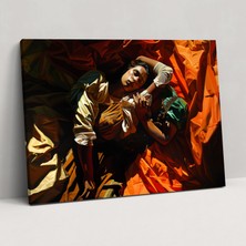 Popcas  Kanvas Tablo Caravaggio Tarzı Duvar Dekorasyonu