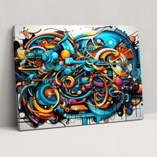 Popcas  Bisiklet Kanvas Tablo Dekoratif Tablo / Duvar Sanatı