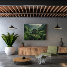 Popcas  Asya Kanvas Tablo Asya Yeşil Cennet