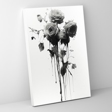 Popcas  Kanayan Çiçekler Dekoratif Tablo / Duvar Sanatı / Kanvas Duvar Tablosu