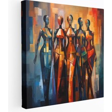 Popcas  Kadın Kanvas Tablo Güçlü Kadınlar Duvar Sanatı
