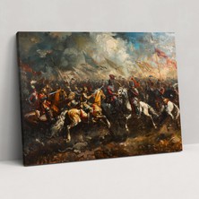 Popcas  Barok Tarzı Kanvas Tablo Barok Duvar Sanatı