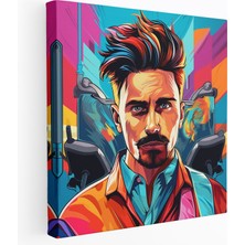 Popcas  Pop Art Berber Kanvas Tablo Duvar Sanatı