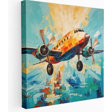 Popcas  Manzara Kanvas Tablo Çiçek Bahçesi Oturma Odası Dekorasyonu Için Uygun