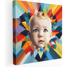 Popcas  Renkli Orman Manzarası Kanvas Tablo Oturma Odası Için Şık Dekorasyon Unsuru