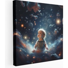 Popcas  Evrensel Doğuş Kanvas Tablo Duvar Dekorasyonu Dijital Illüstrasyon