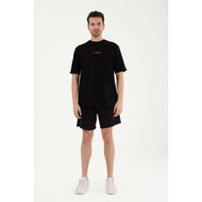 Louren W869 Baskılı Oversize T-Shırt