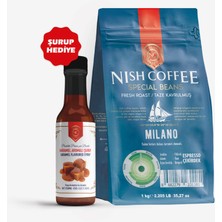 Nish Coffee Nish Espresso Milano 1 kg - Çekirdek + Karamel Şurup hediyeli