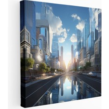 Popcas  Metropol Kanvas Tablo