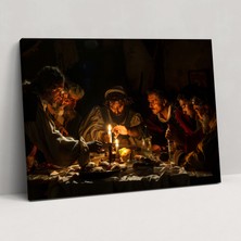 Popcas  Barok Tarzı Kanvas Tablo Caravaggio Ile Duvar Dekorasyonu