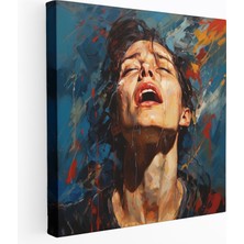 Popcas  Basquiat Tablo Sanatı Figüral Portre Kanvas Tablo Ifadeci Duvar Dekorasyonu