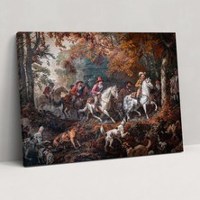 Popcas  Barok Stil Kanvas Tablo Ev Dekorasyonu