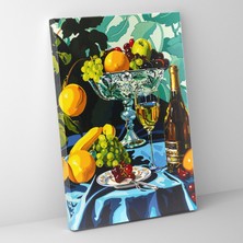 Popcas  Pop Art Still Life Kanvas Tablo Klasizm Temalı Duvar Dekorasyonu