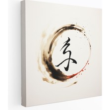 Popcas  Asya Kanvas Tablo Zen Hat Sanatı Duvar Dekoru