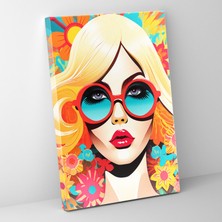 Popcas  Oyunbaz Pop Sanat Canlı Renkler Kanvas Tablo