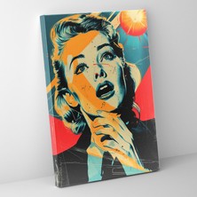 Popcas  Modern Klasikçilik Kanvas Tablo - Klasik ve Popart Temalı Duvar Sanatı