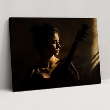 Popcas  Barok Tarzı Kanvas Tablo - Caravaggio Ilhamlı Duvar Sanatı