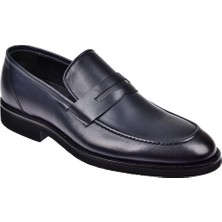 Karayel Hakiki Deri Klasik Erkek Ayakkabı KRY-24270   Lacivert