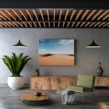 Popcas  Çöl Kanvas Tablo Kumullar Manzarası Duvar Dekorasyonu