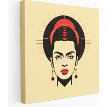 Popcas  Frida Kahlo Kanvas Tablo - Duvar Dekorasyonu