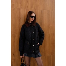 Hope And Me Premium Nubuk Kadife Yaka Detaylı Astarlı Mont