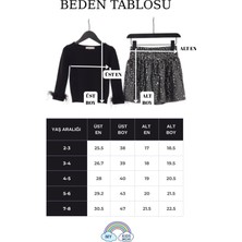 My Kids Wear Kız Çocuk Bayramlık Payet Etekli Takım 12532