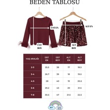 My Kids Wear Kız Çocuk Bayramlık Payet Etekli Takım 12535