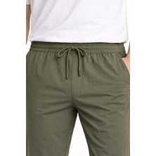 We&Me Erkek Slim Fit Likralı Rahat Kesim Lastikli Bel Bağcıklı Günlük Pantolon – Esnek, Hafif ve Konforlu