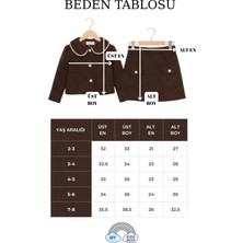 My Kids Wear Kız Çocuk Bayramlık Inci Detaylı Tüvit Takım 12543