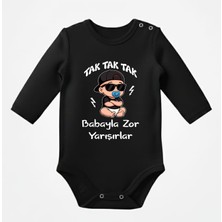 Venüs Dijital Babayla Zor Yarışırlar Bebekli Bebek Body Zıbın