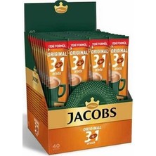 Jacobs Original 3'ü 1 Arada Kutu (40 x 16G) Karışım Kahve