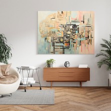 Popcas  Kutsal Kur'an Kanvas Tablo - Soyut Hat Sanatı ve Geometrik Desenler - Kutsal Kur'an Kanvas Duvar Sanatı Geometrik Desenler