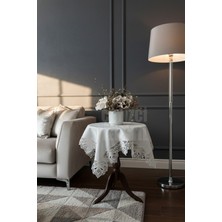 Çt Çeyizci Tekstil Fransız Dantelli Keten Fiskos, Gardenya Kumaş Fiskos 100X100CM