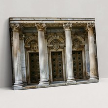 Popcas  Klasikçilik Neoklasik Mimari Kanvas Tablo