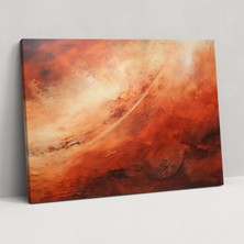 Popcas  Miraç Ateş Kanvas Tablo - Alevli Manzara Duvar Sanatı