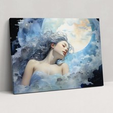 Popcas  Dünya Büyüsü Mistik Parıltı Kanvas Tablo Jüpiter