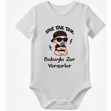 Venüs Dijital Babayla Zor Yarışırlar Bebekli Bebek Body Zıbın