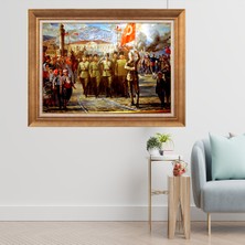 Giyense Altın Varaklı Çerçeveli Paspartulu  Tablo SMHY96