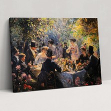 Popcas  Bahçe Partisi Ev Dekorasyonu Kanvas Tablo Claude Monet