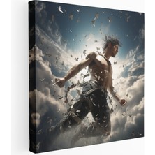 Popcas  Savaşanlar Kanvas Tablo Gökyüzü Temalı